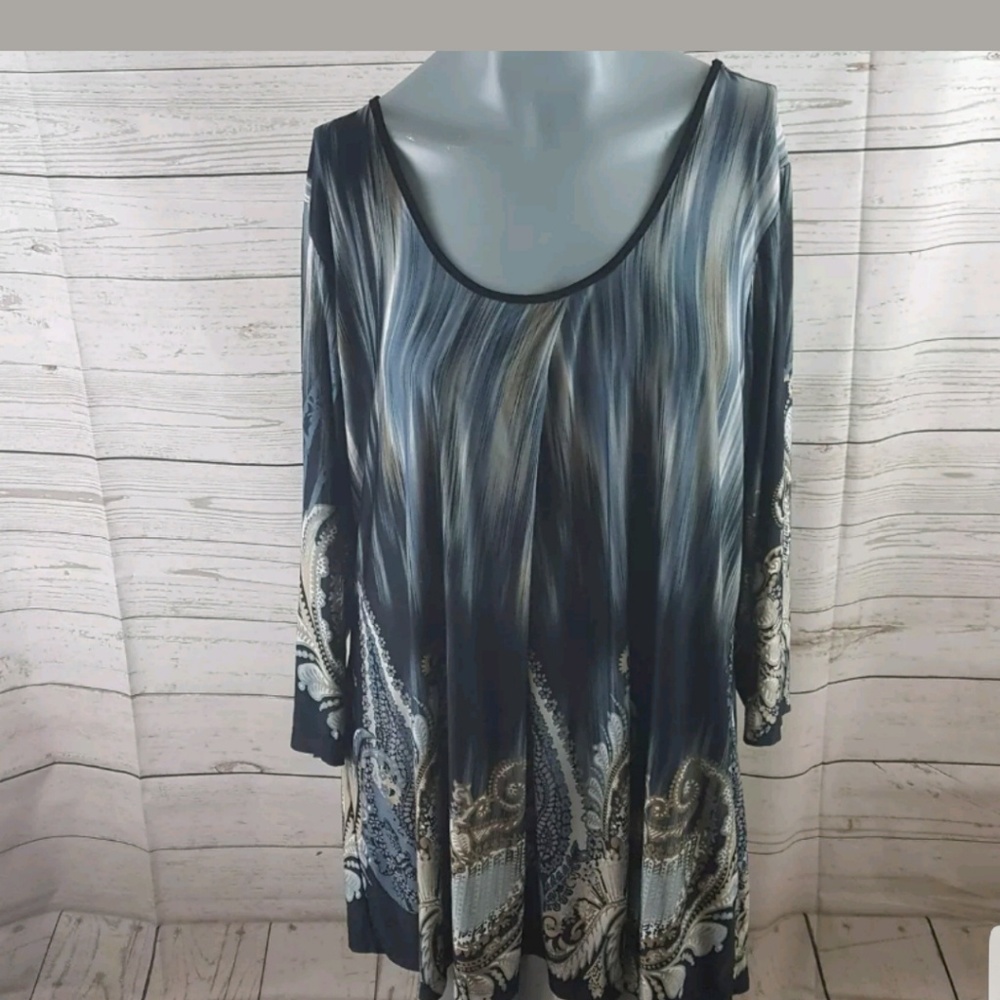 DOTS Plus Size 3X Tunic Top